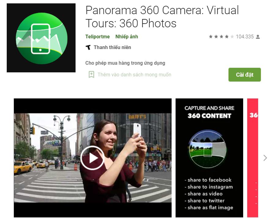 Panorama 360 Camera: Ứng dụng chụp ảnh 360 độ hàng - Virtual Tours chuyên nghiệp