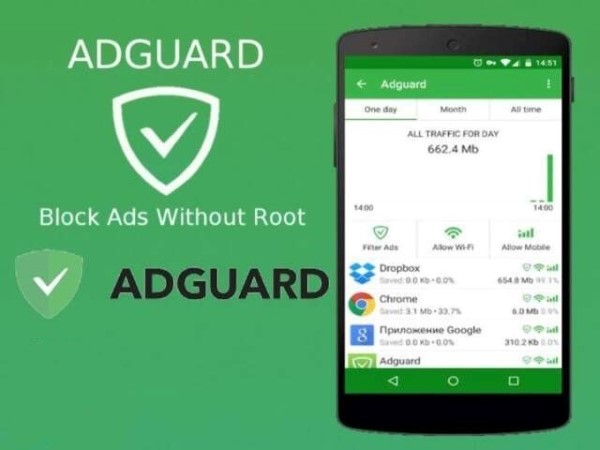 chặn quảng cáo ads với adguard