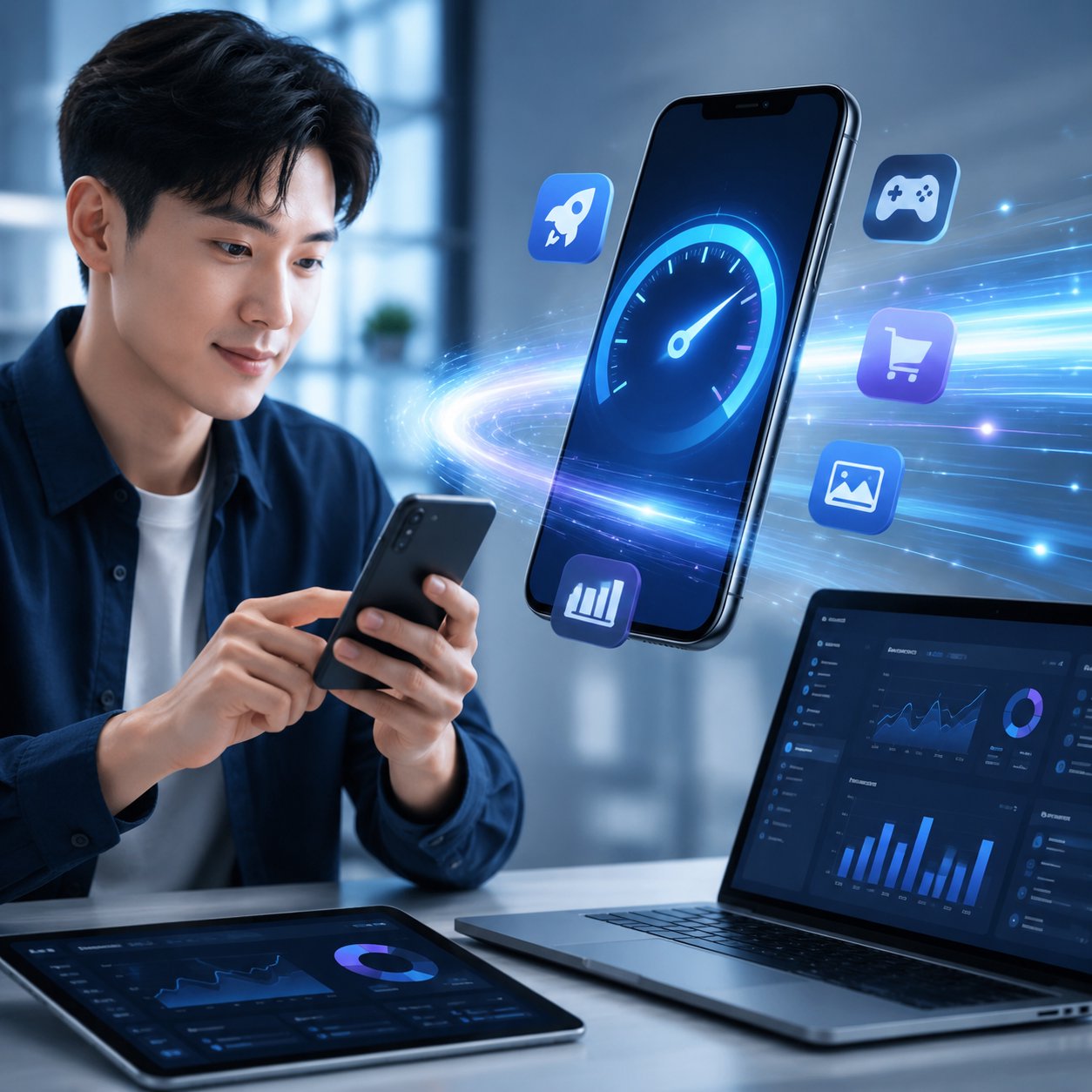 Tốc độ tải app và web: ứng dụng AI trong doanh nghiệp để giữ chân người dùng dễ rời bỏ
